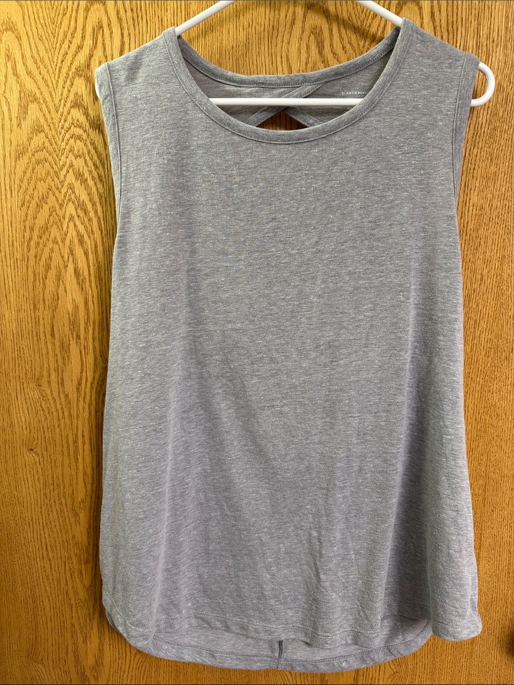 Anthropologie Heather Gray Sleeveless Tank